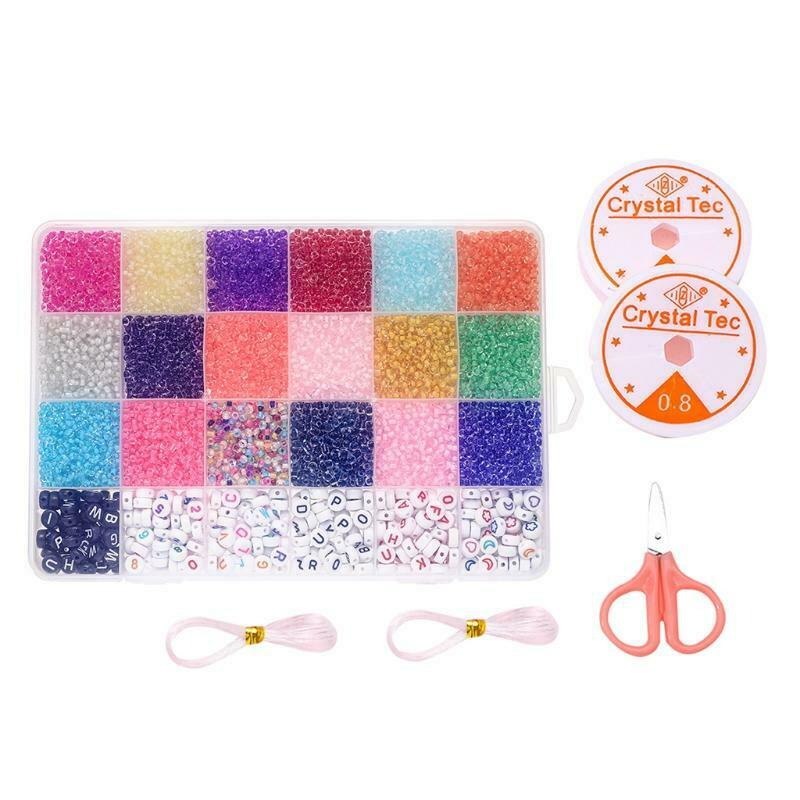 Alphabet Letter Acrylic Beading Spacer Beads for Jewelry Making DIY Bracelets