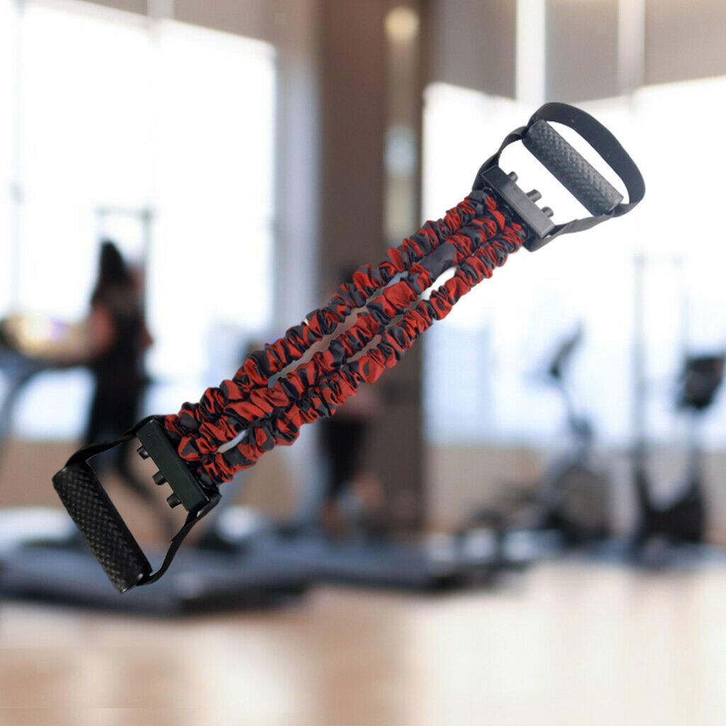 Chest Expander Resistance Bands Muscle Training Body Building 75lbs