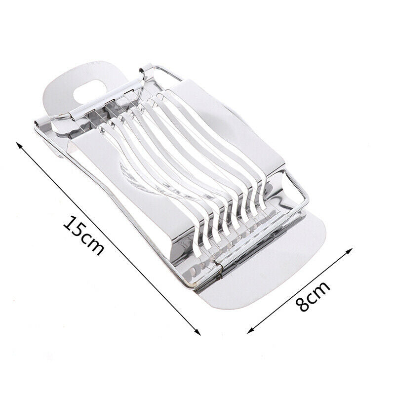 Multifunctional Stainless Steel Boiled Egg Slicer Mushroom Tomato Cutter .l8