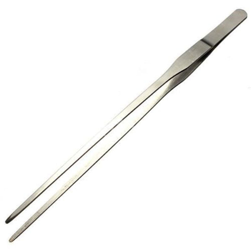 Aquarium Water Plant Shrimp Reef Tank Straight Tweezer Scissor Long 10.5.l8