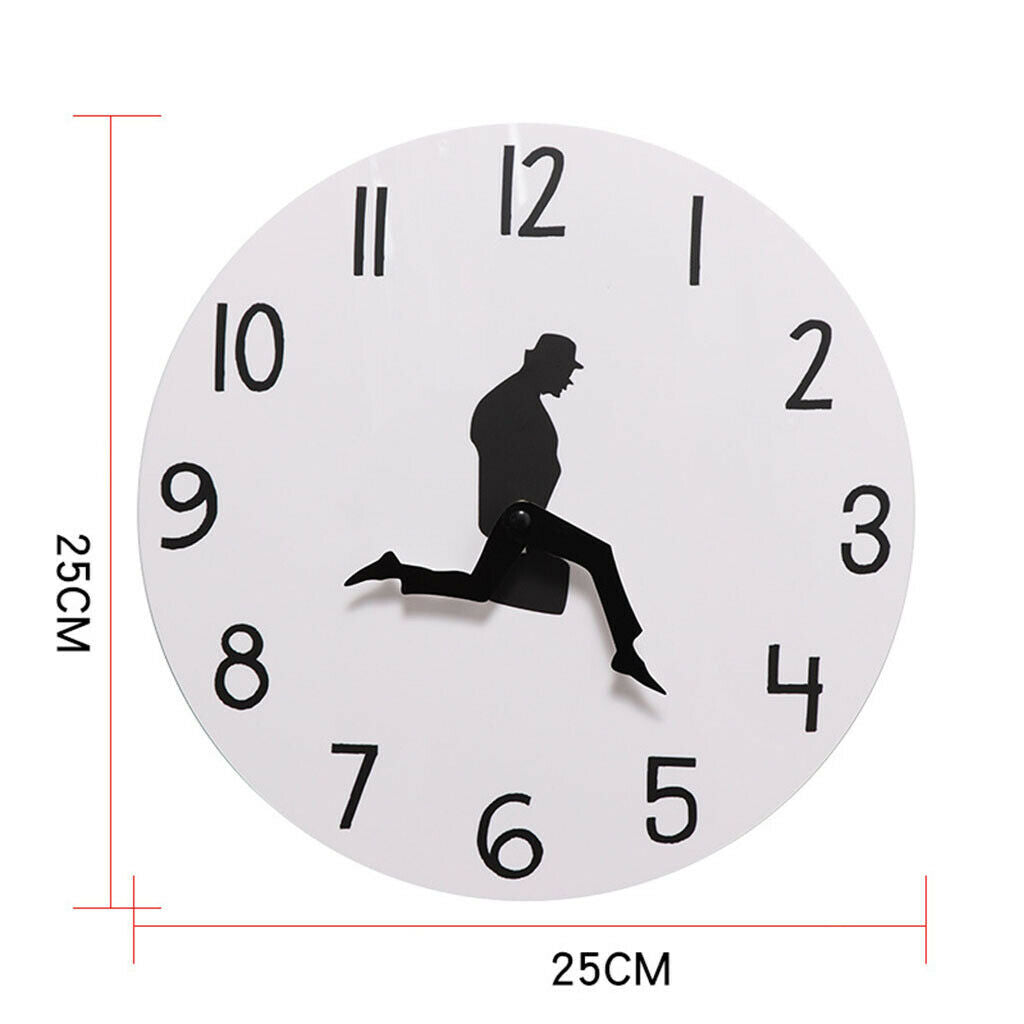 Round Modern Unique Wall Clock Art Living Room Hotel Home Living Room Decor