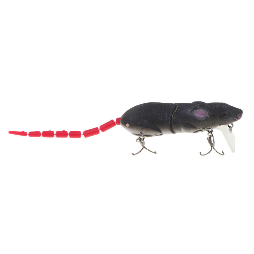 2pcs Multi-joint Mice Rat Lures Artificial Baits Hollow Body Fishing Lures