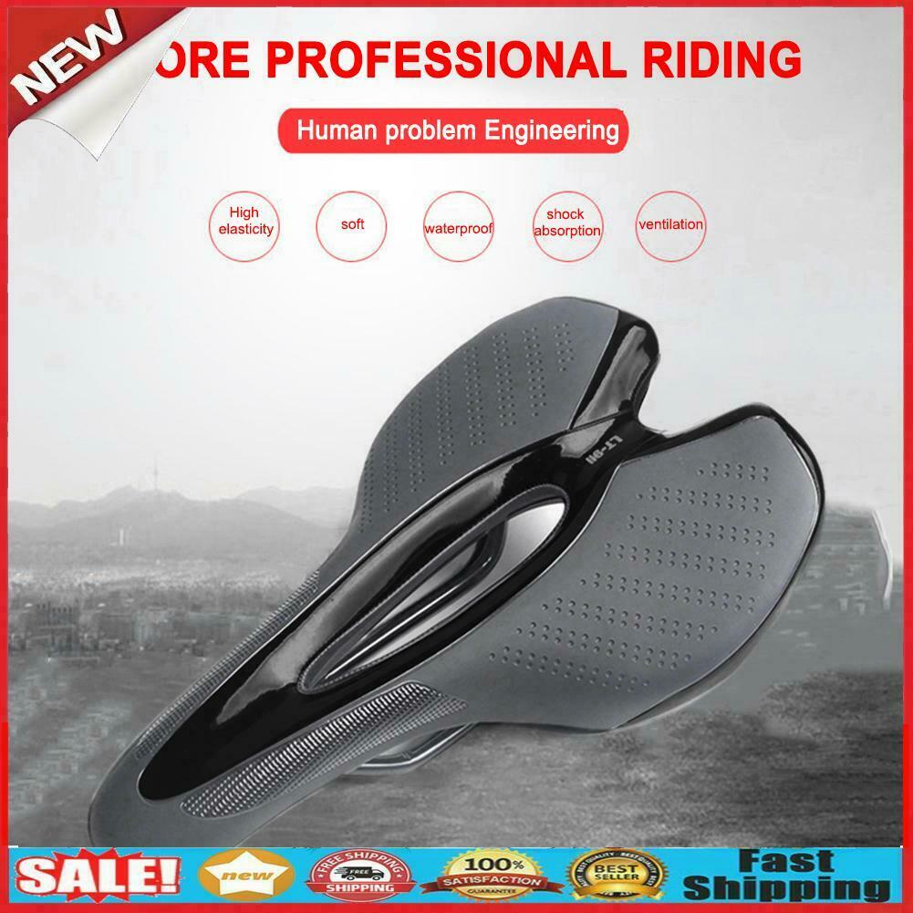 Durable Bicycle Saddle with USB Charging Light MTB Road Bike Seat Cushion