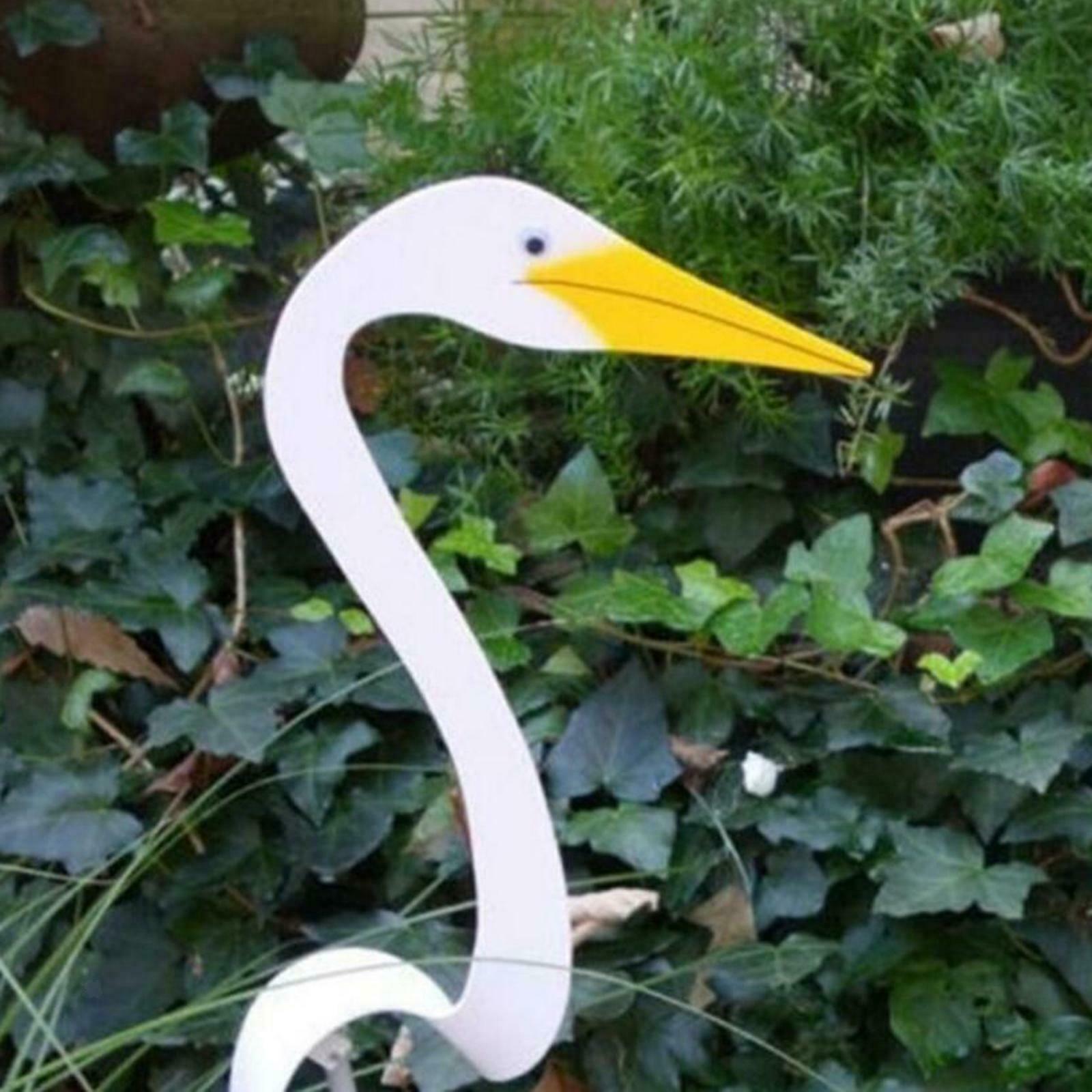 2pcs Swirl Bird for Outdoor Yard Art Patio Decoration Beach Summer Patio