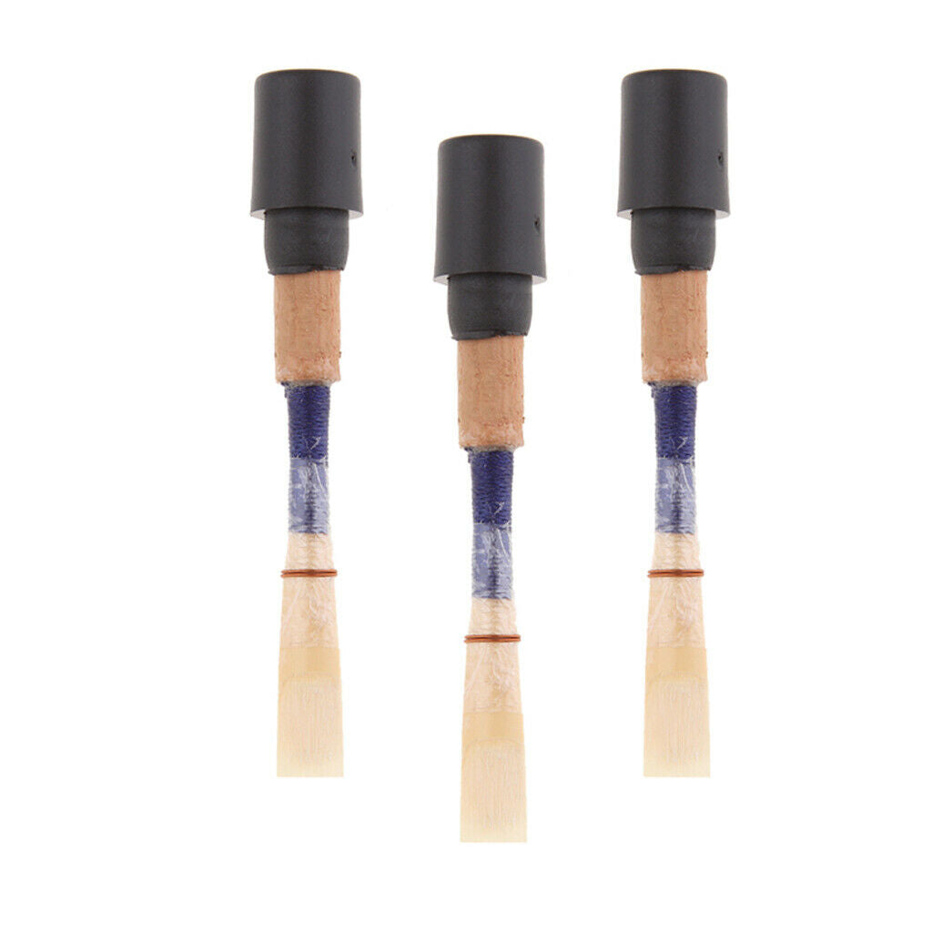 3 Pieces Oboe Reeds Medium Strength Oboe Reeds Instrument Accessories,Blue