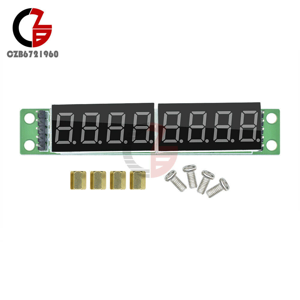 2Pcs 5V Red MAX7219 Digital Tube 8-Digit LED Display Control Module for Arduino