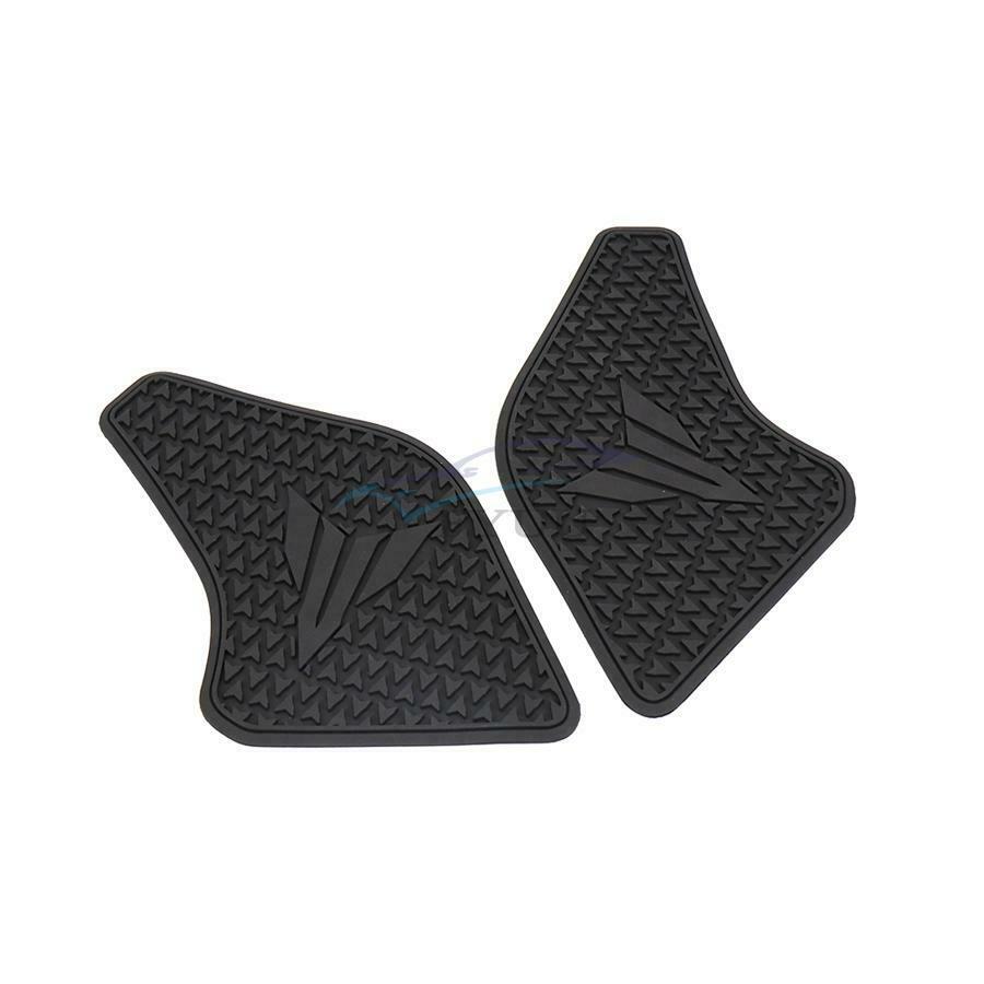 Pair Rubber Motorcycle Side Fuel Tank Pad Trim Stickers For Yamaha MT-07 2021-