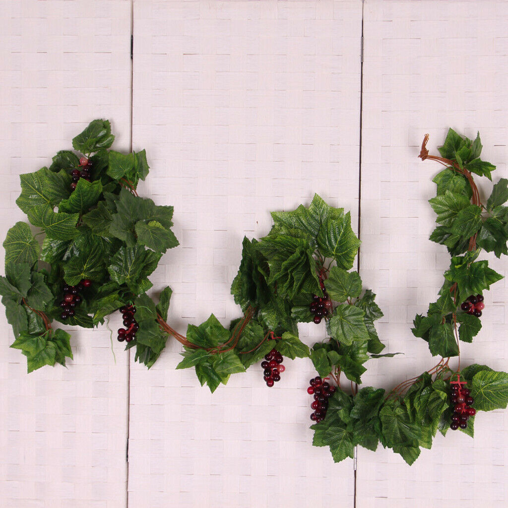 Artificial Plant Grapevine Leaves And Flowers Ivy Hanger Ivy Garland Plant