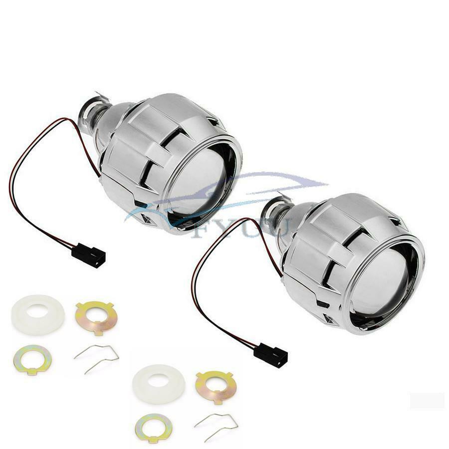 2.5Inch Clear Lens Car Mini HID Bi-xenon Projector Kit Headlight Shroud H1 H4 H7
