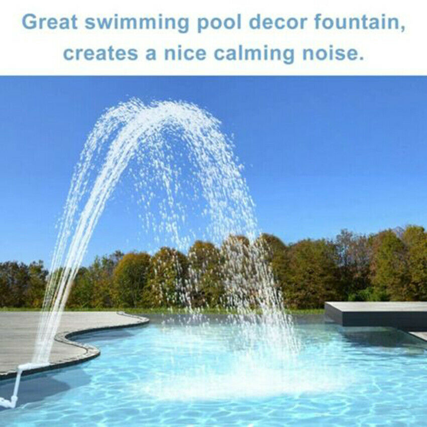 Swimming Pool Waterfall Spray Fountain Sprinkler Bird Bath Above Or In Ground