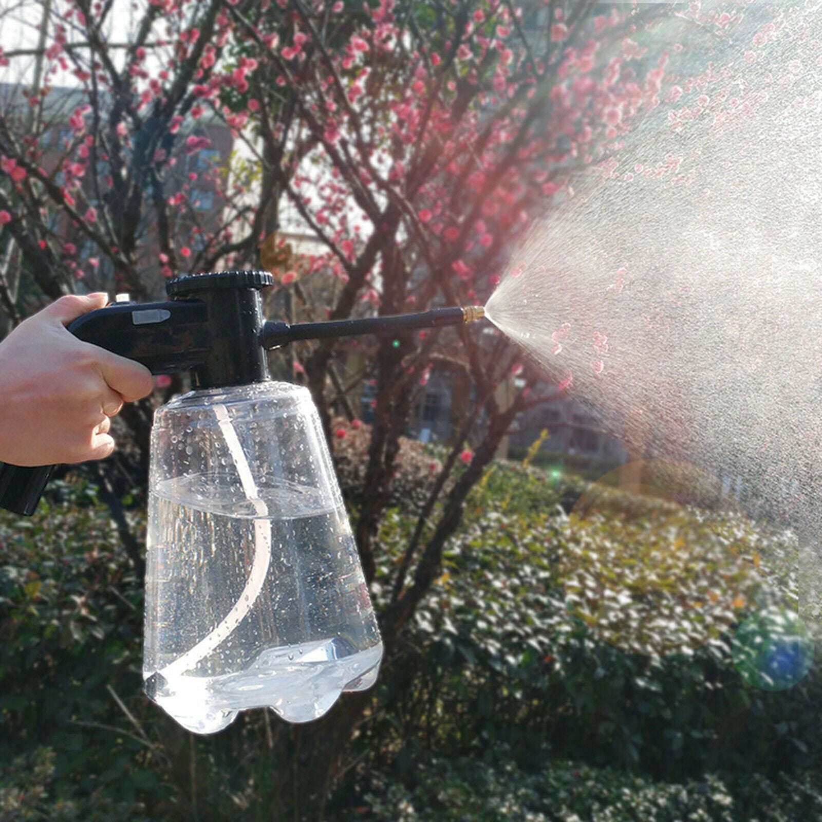Handheld Electric Garden Sprayer USB Charge Automatic Water Spray Bottle