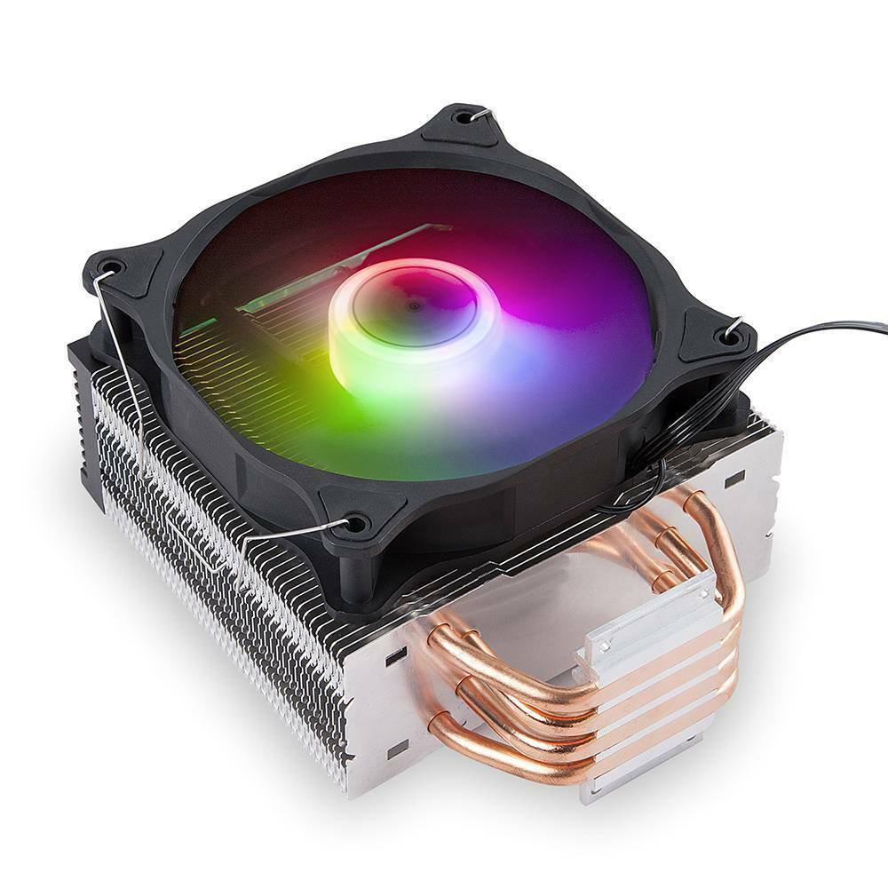 LED 4Pin Hot CPU Cooling Cooler Fan Heatsink For Intel:775/115X AMD:AM4/AM3/AM2!