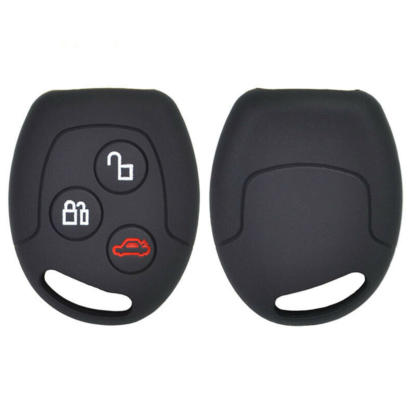 Silicone Car Key Cover Case For Ford Focus KA Galaxy Fiesta Mondeo Remote Fob