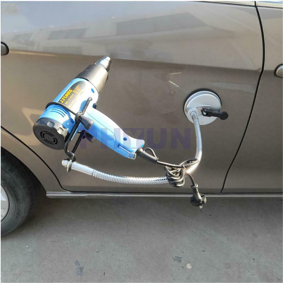 Professional Heat Gun Stand Support 60cm Adjustable Hose Sucker Dent Repair