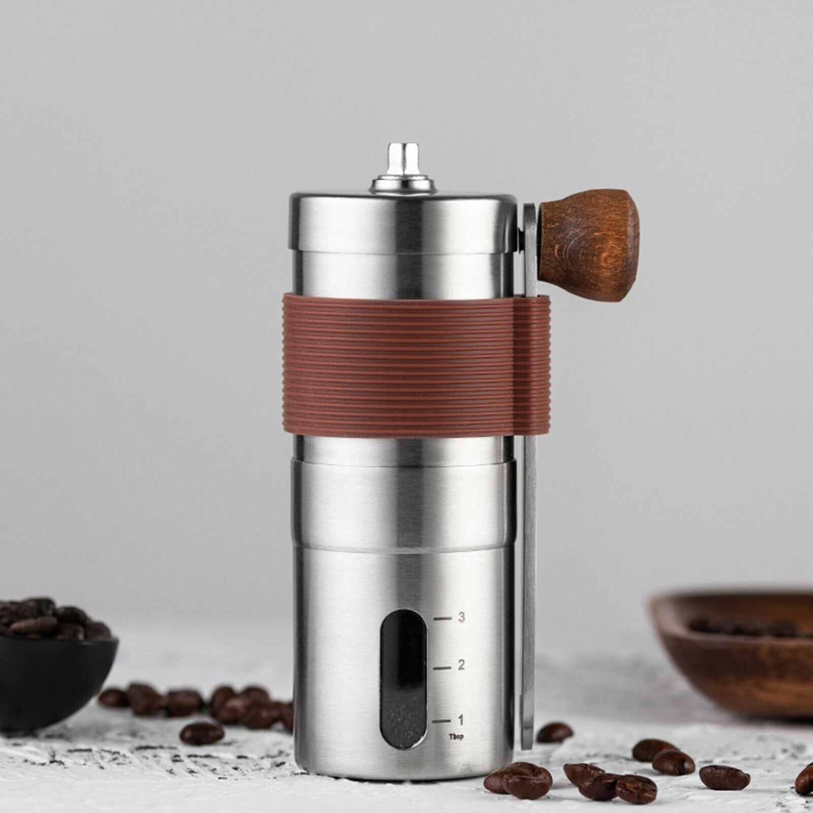 45mm Manual Coffee Grinder Handheld for Drip Coffee Espresso Press Office