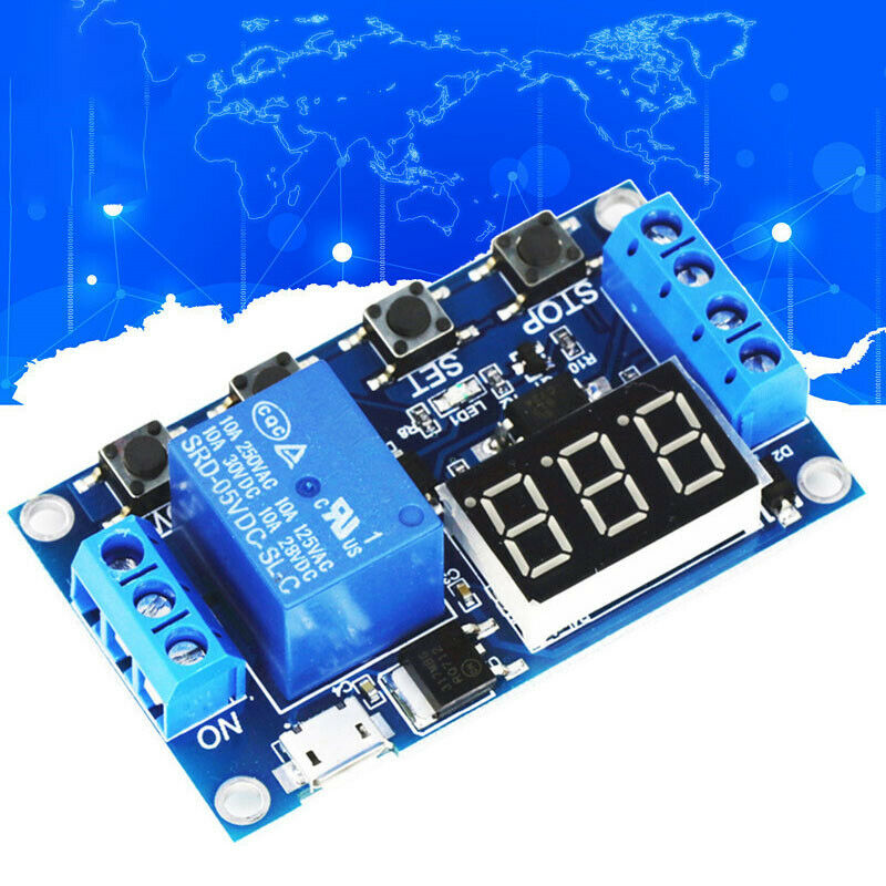 Relay Module Switch Trigger Time Delay Circuit Timer Cycle Adjustable Trig WF