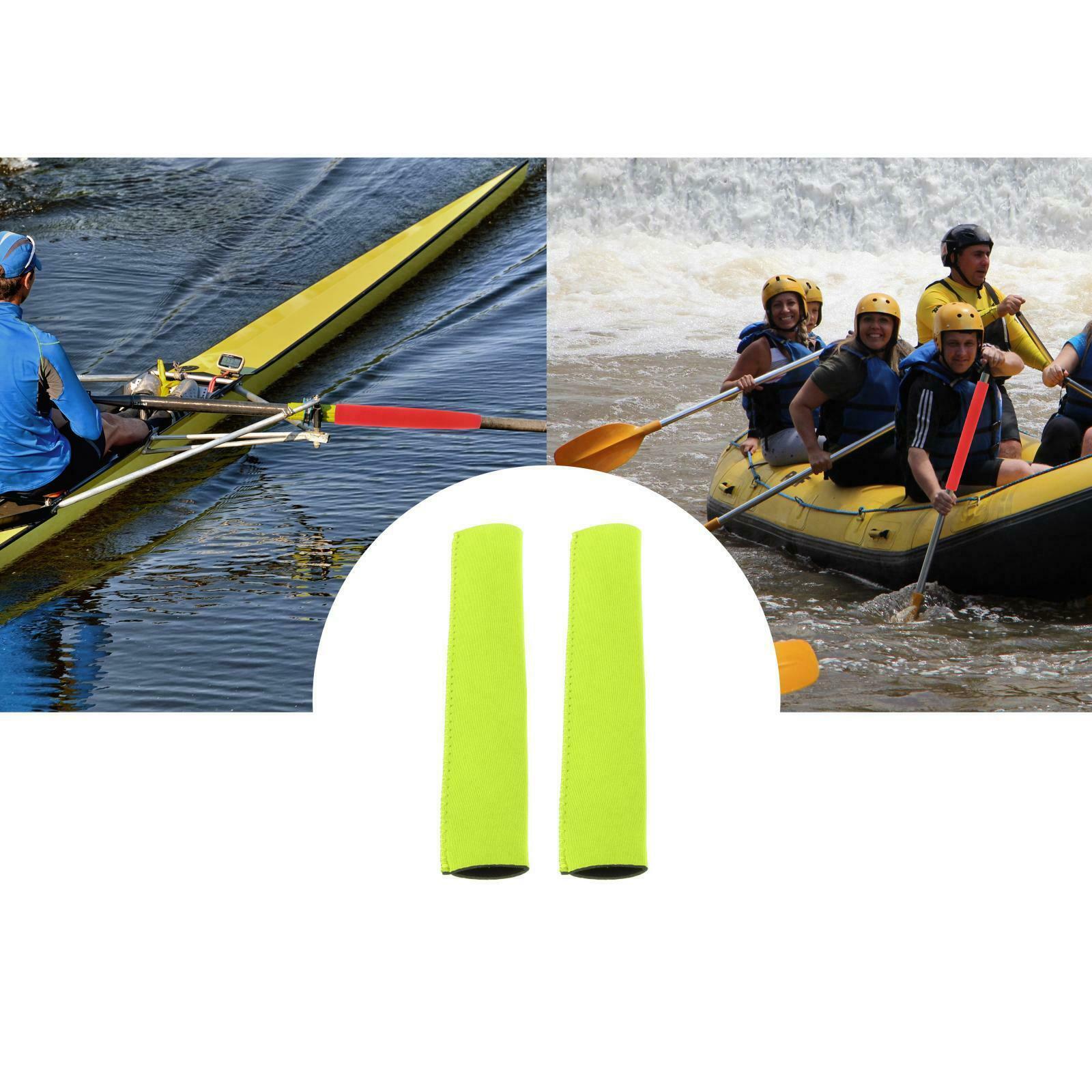 Paddle Grip 25cm Canoe Paddles Shaft Rowing Boat Sleeves Accs Yellow