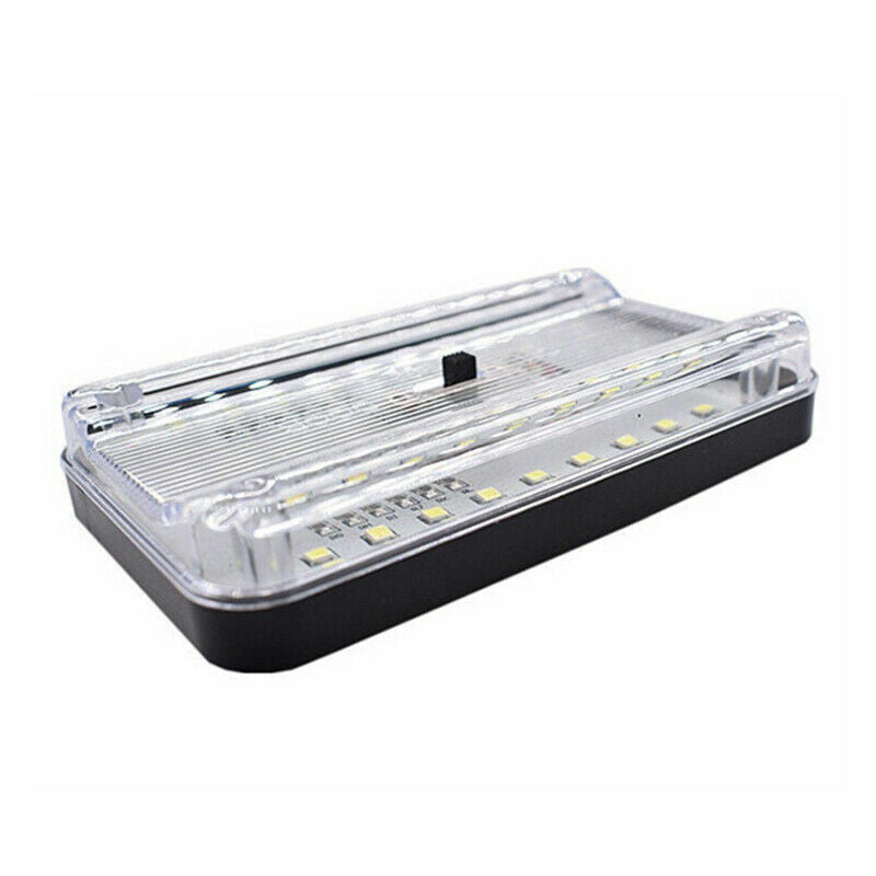 12V White 36 LED Car Interior Roof Reading Lamp Ceiling RV Trunk Light w/ Switch