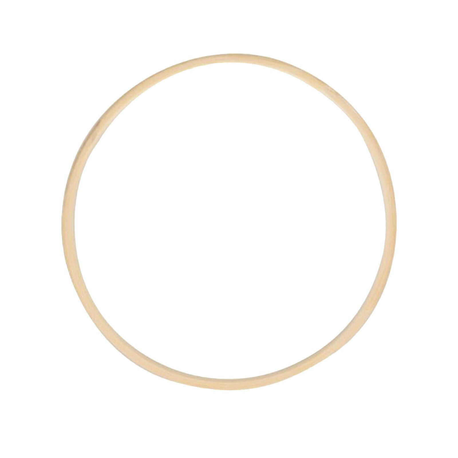 6Pcs Wooden Embroidery Hoops Bamboo Macrame Ring Frame for Dreamcatcher Wedding
