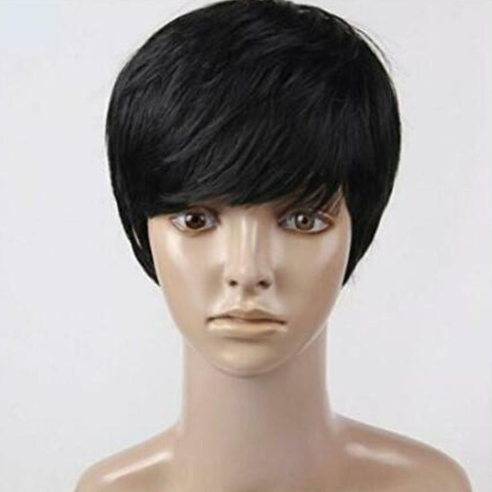 Wigs for Black Women Pixie Cut Short Brazilian Human Hair Wig Natural