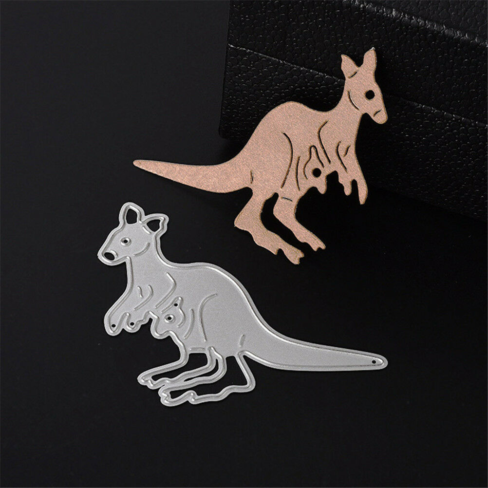 Kangaroo Animals Metal Cutting Dies Cards Scrapbooking Craft Album Deco.l8