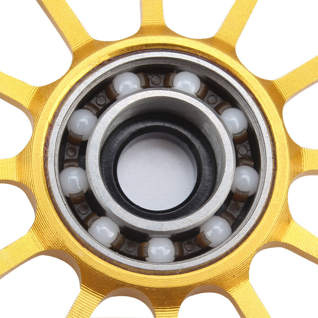 Ceramic Rear Derailleur Bike Bearing Jockey Wheel MTB BMX Guide Pulleys 12T -