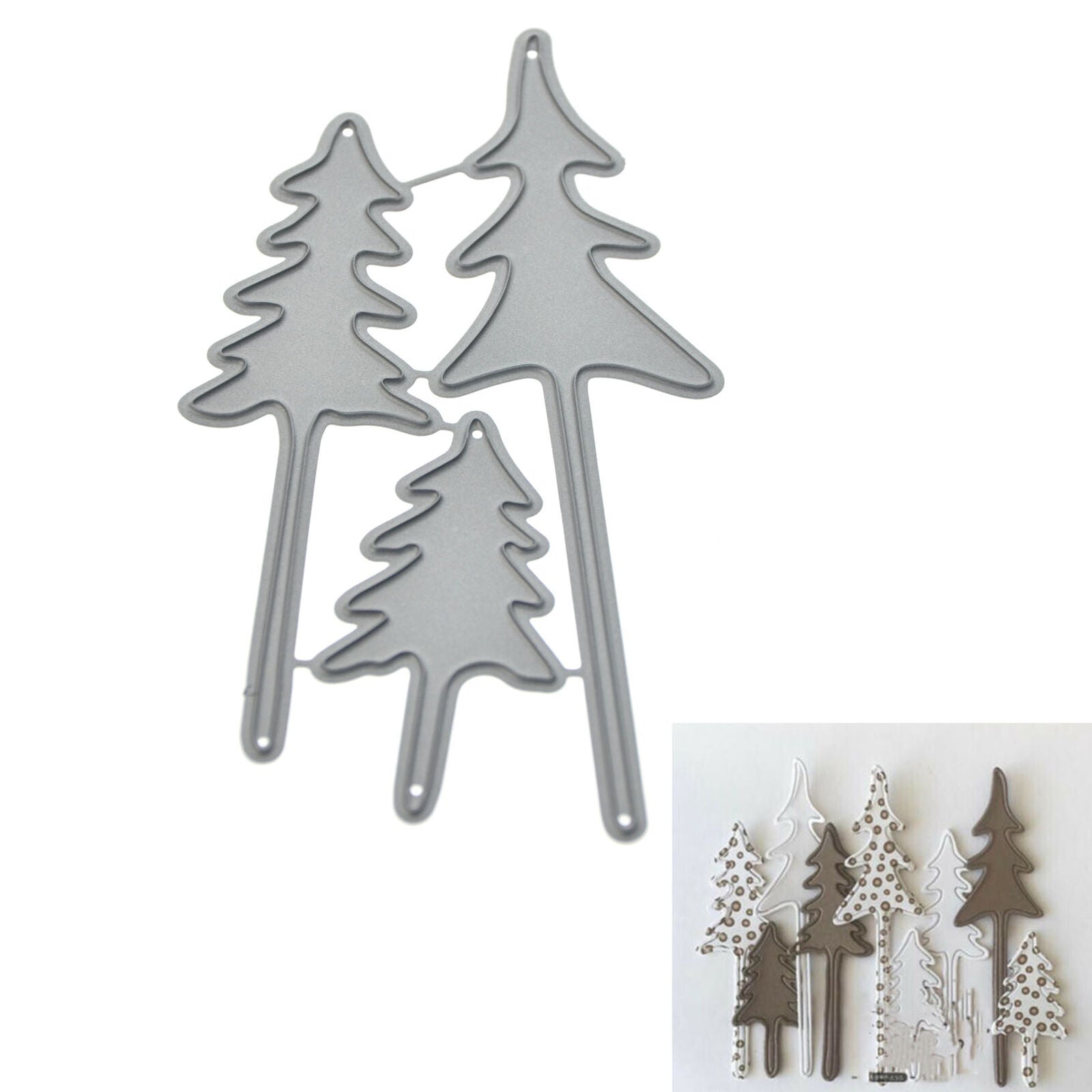 Christmas Tree Metal Cutting Die Stencil Scrapbooking Paper Card Embossing DIY
