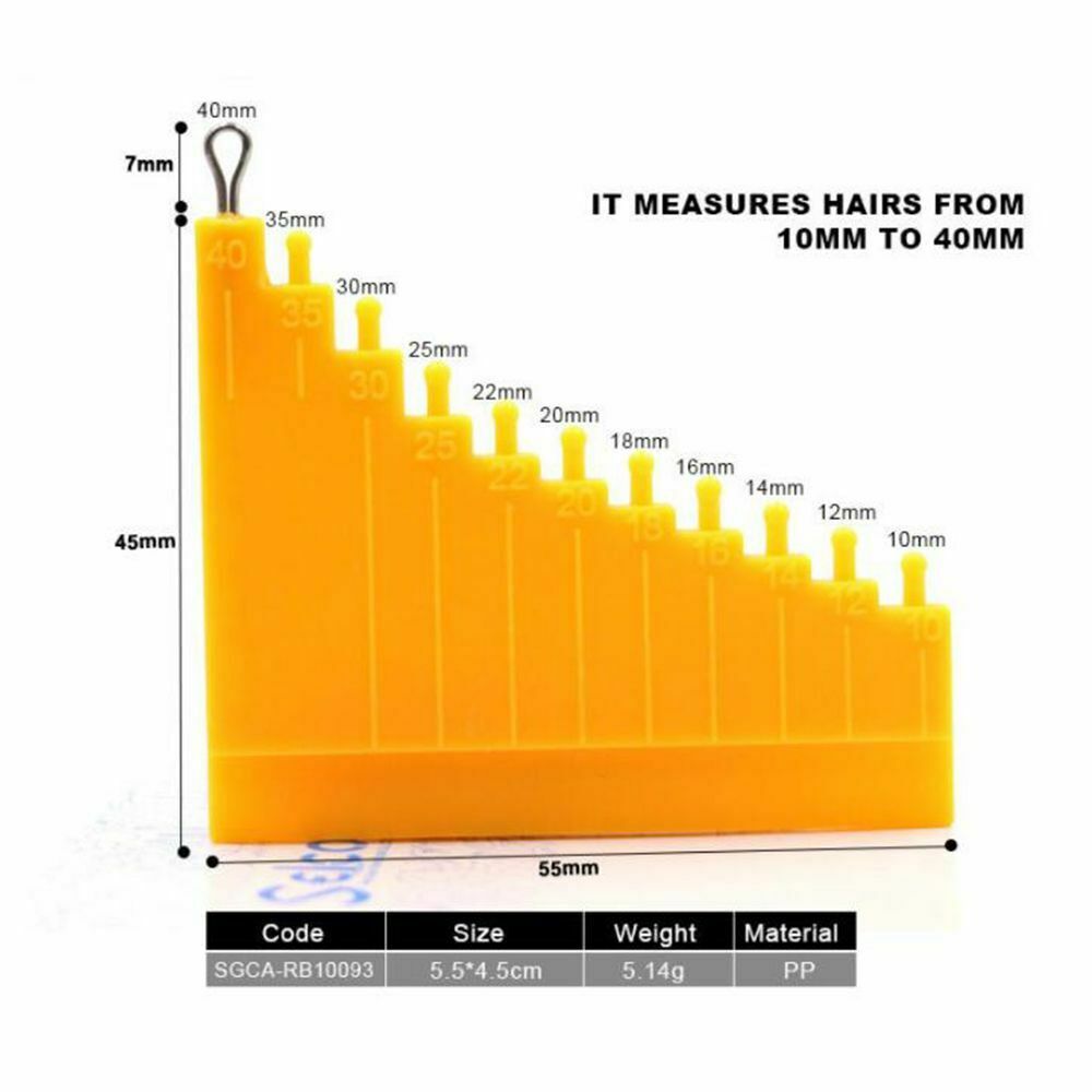 Tackle Pesca Iscas Measurement Method Hook Tier Hair Rig Carp Fishing Knotting