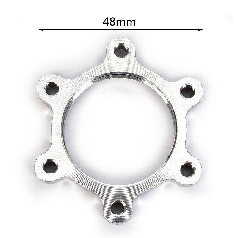 2*Bike Bicycle Freewheel Threaded Hubs Disk Disc Brake Rotor 6Bolt Flange.l8