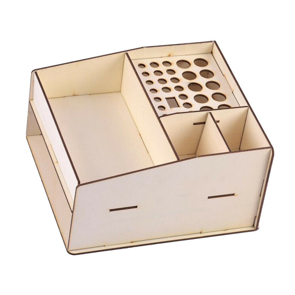 Wooden Paint Pigment Ink Bottle Moduler Tool Holder Stand Organizer Shelf