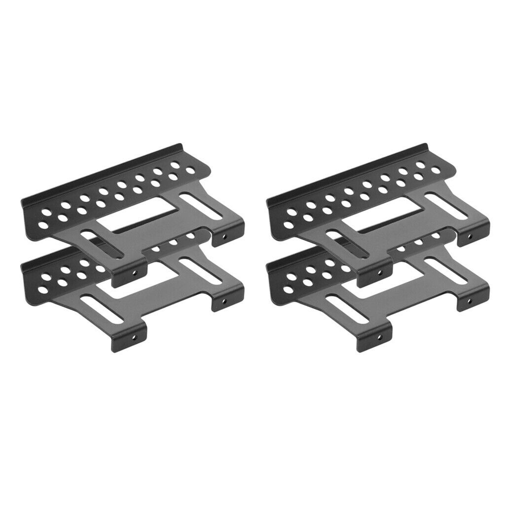 2 Set RC Car Metal Side Steps Pedal Plate for Axial SCX10 DIY Accessories