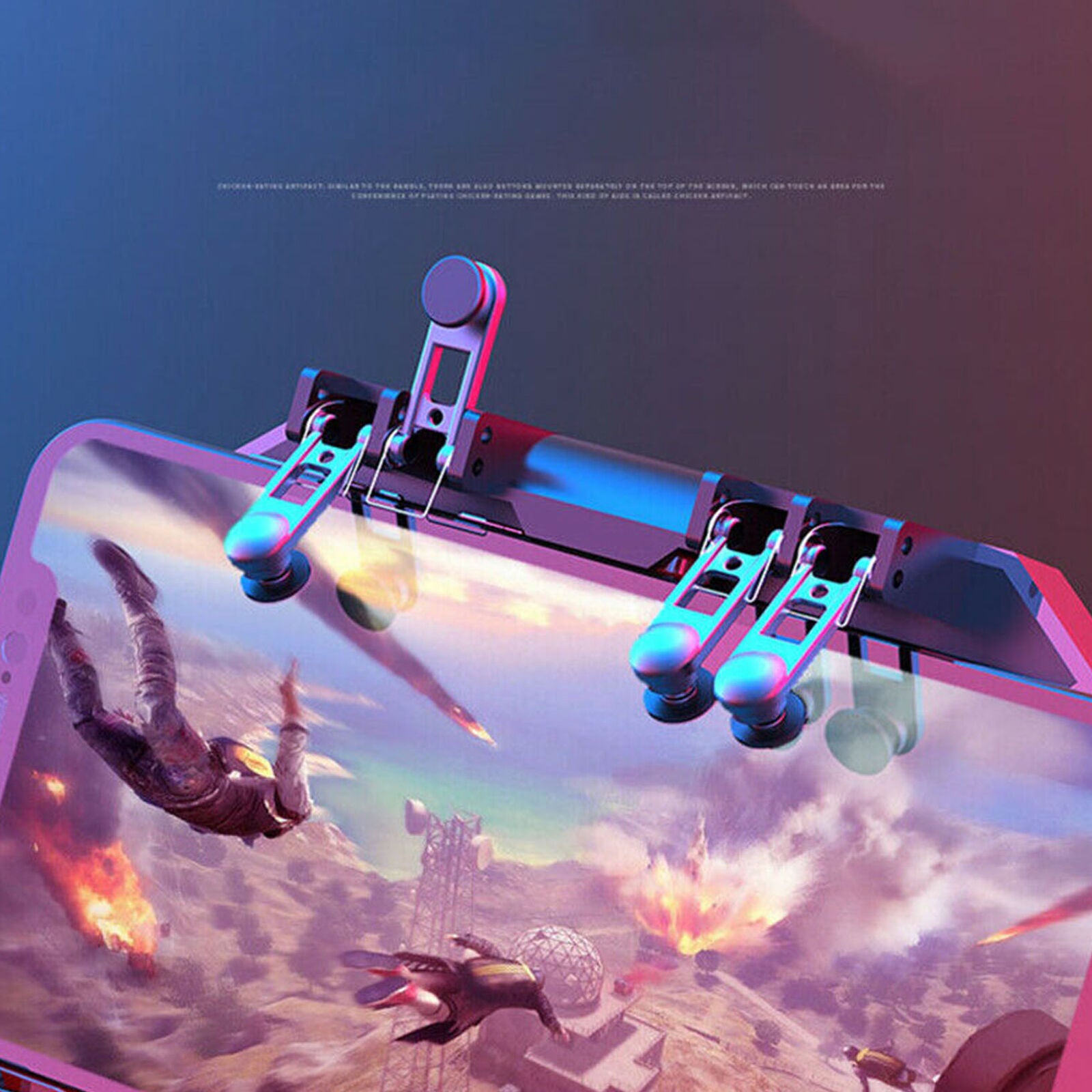 Mobile Phone Trigger Joystick Controller with Cooling Fan Gamepad For PUBG Game
