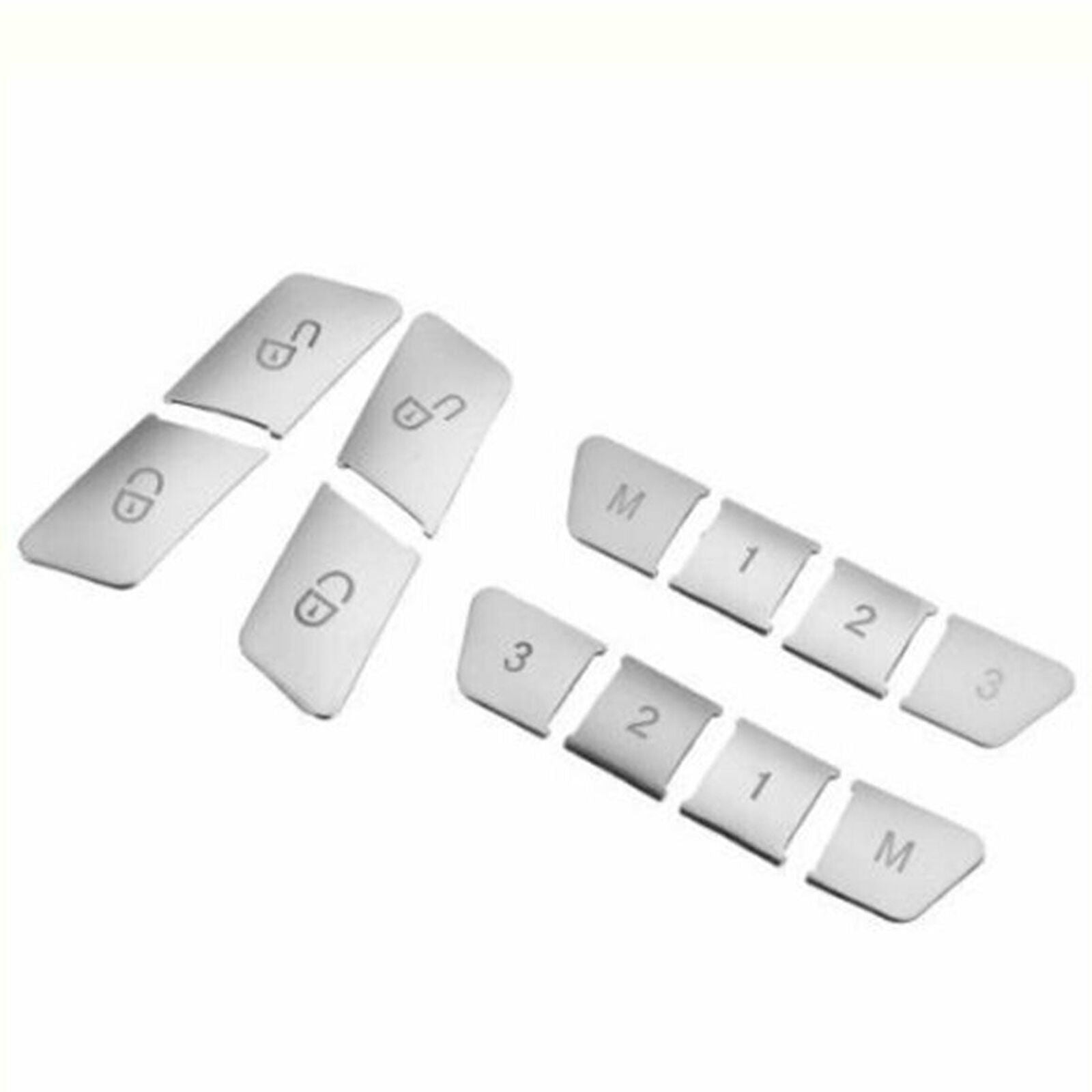 Seat Memory Lock Buttons Stickers For Benz A/B/E Class GLA GLK GLE CLS CLA ML GL