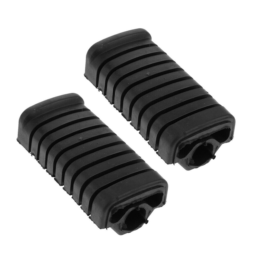Rubber Nonslip Footrest Pedal Foot Peg Footpeg Covers Set For  WY125 ..