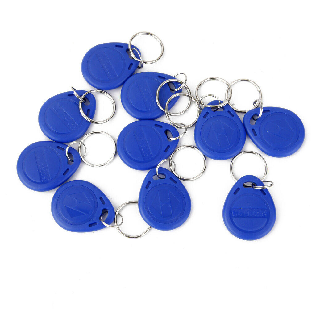 Pack of 10pc 125Khz   Proximity ID Card Token Tags Keyfobs Access Control