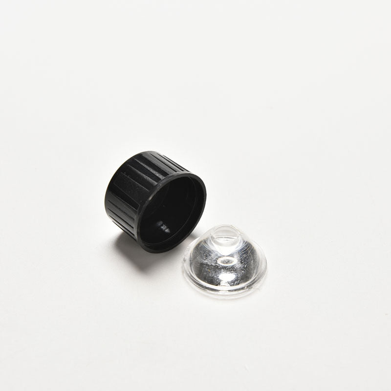 10 pcs 5degree led Lens for 1W 3W High Power LED with screw 20mm Black holderDD