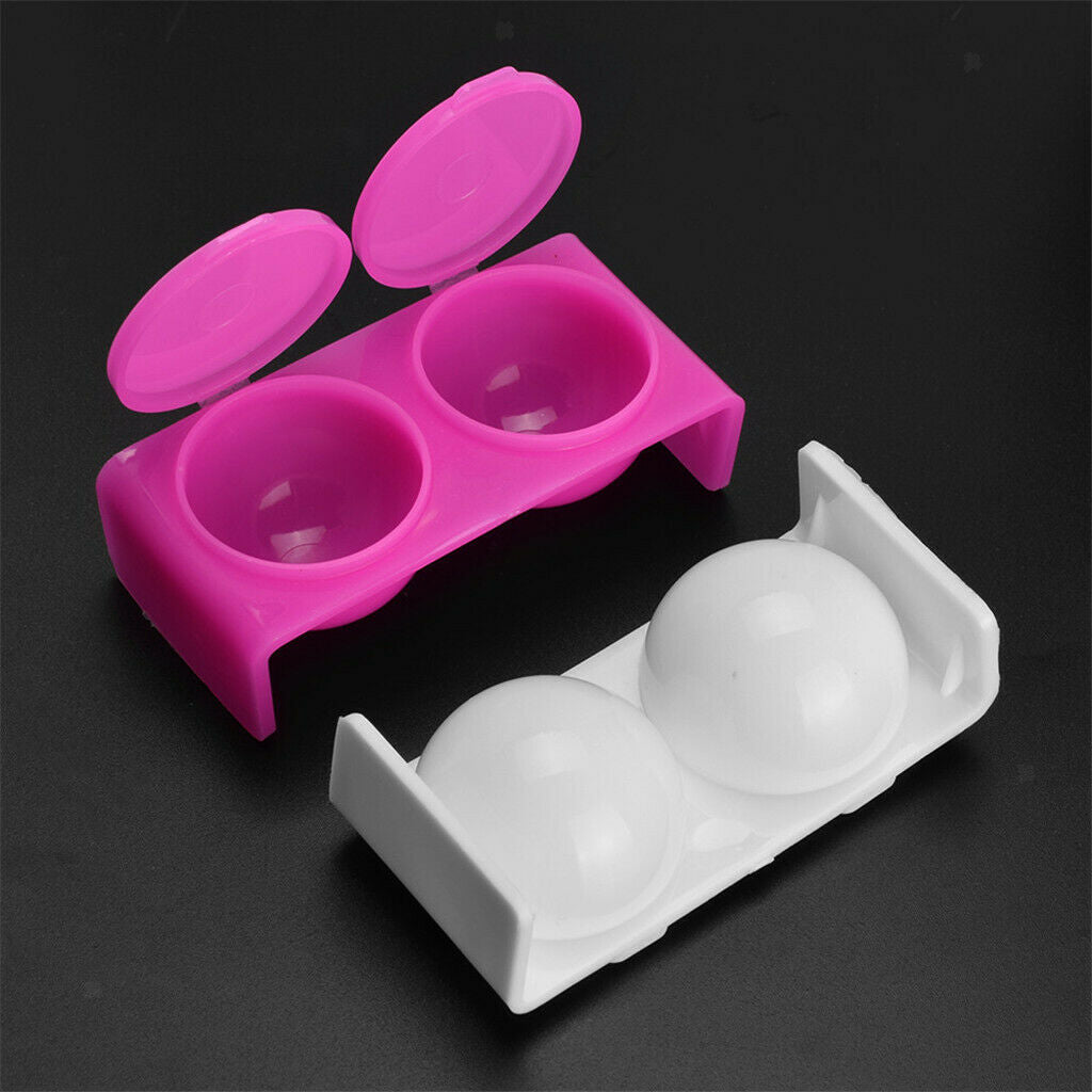 Set Of 2 Brush Box Brush Holder Brush Cleaner Box Nail Brush Mug, From
