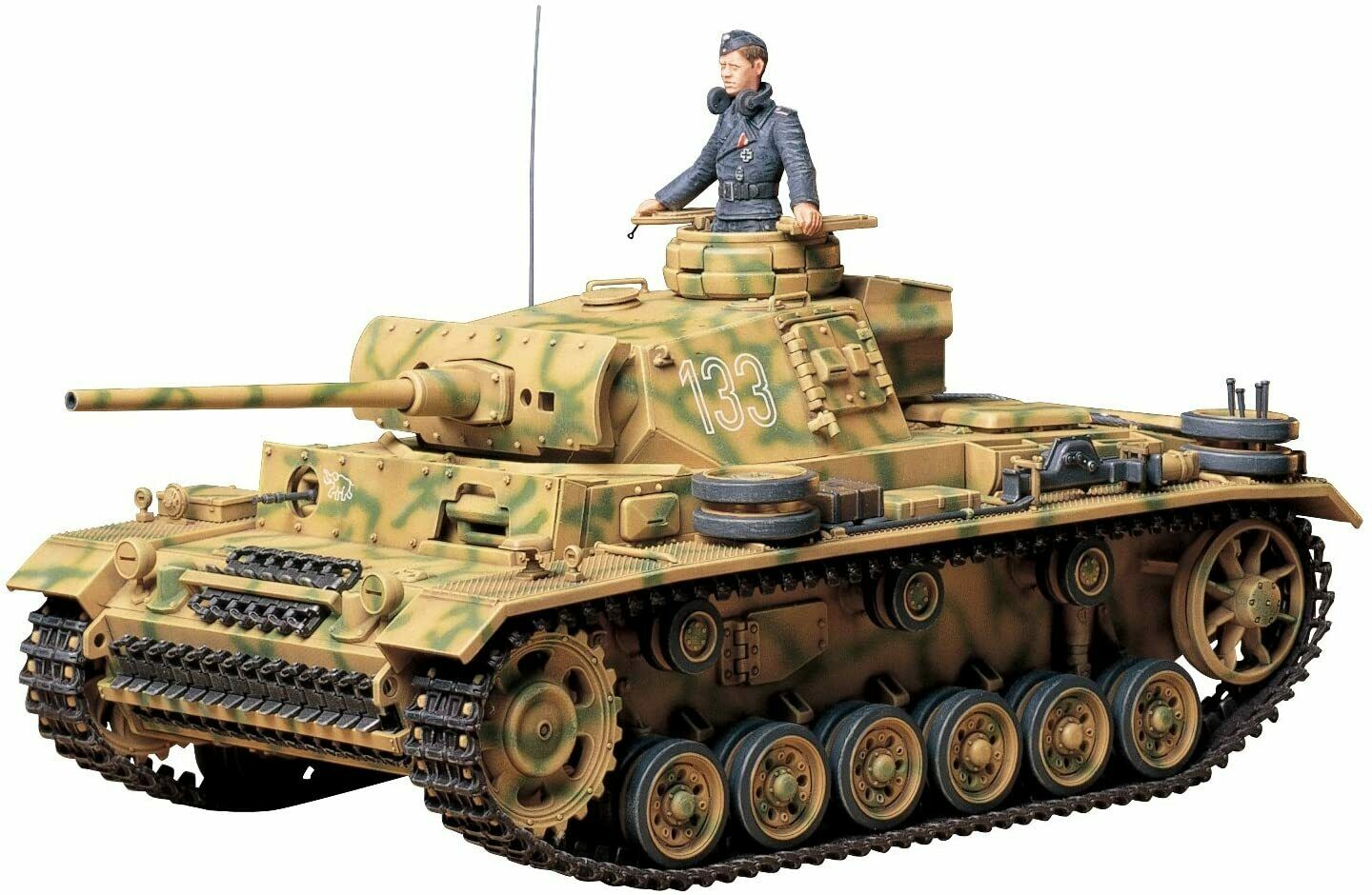 35215 Tamiya German Pz. Kpfw. Iii Ausf. L 1/35th Plastic Kit 1/35 Military Tank