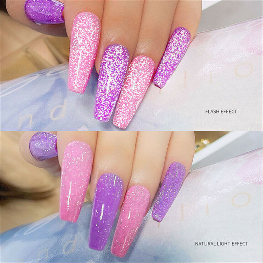 Nail Gel Polish 8ml Disco Top Coat UV Light Soak Off UV LED Nail Lacquer