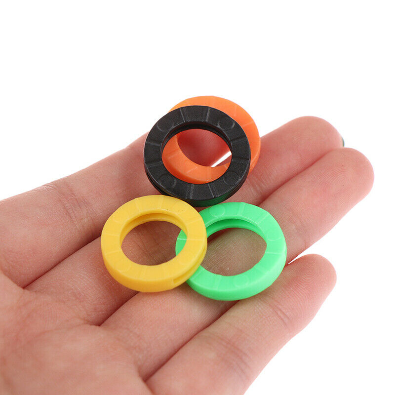 32X Bright Colors Hollow Silicone Key Cap Covers Topper Keyring GifHV J Re
