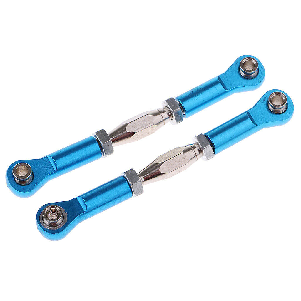 6Pcs Blue Steering Servo Linkage Rod Connectors for 1/10 RC Cars Redcat HSP
