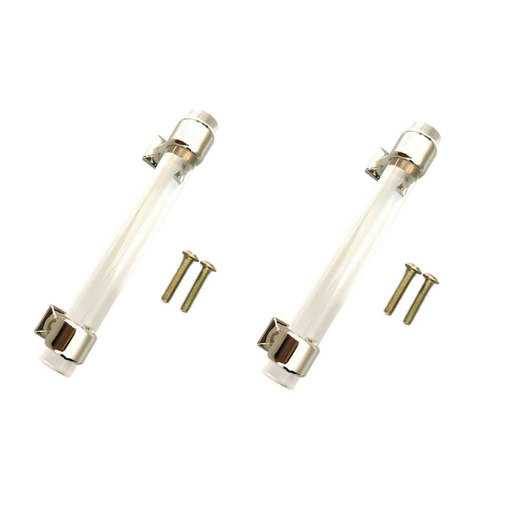 2Pcs 120mm Acrylic Door Pull Knob Drawer Cabinet Cupboard Handle Hardware