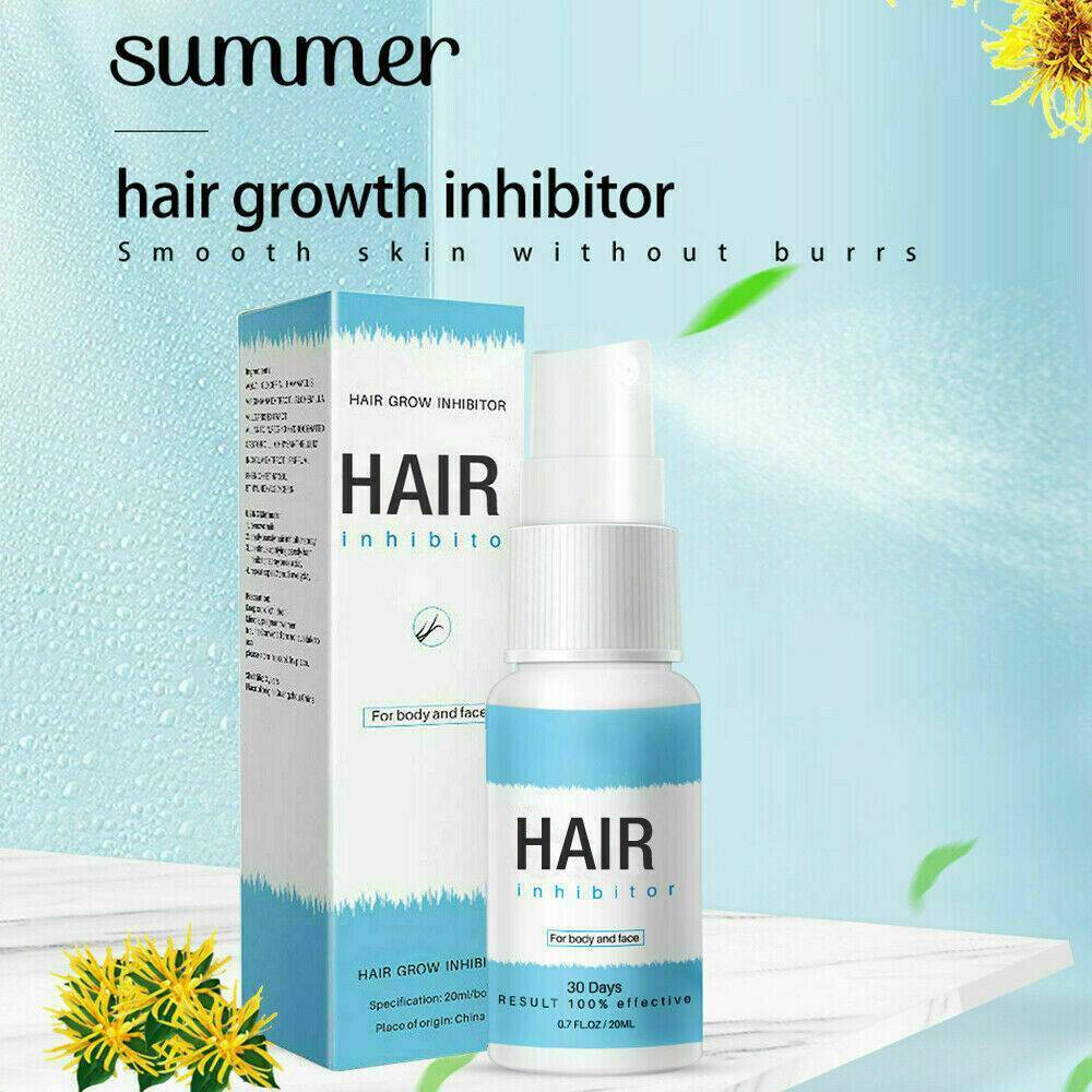 Permanent Hair Removal Spray Stop Hair Growth Inhibitor Remover For Body Face