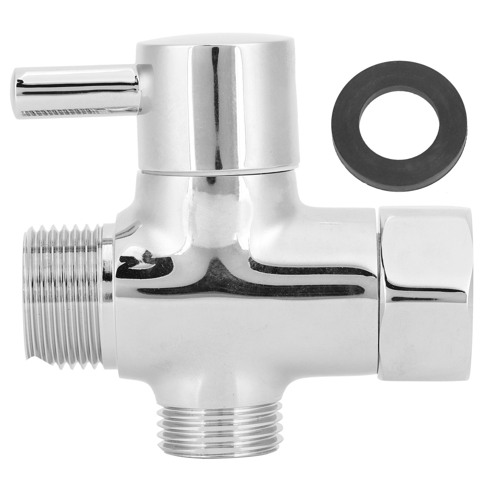 Double Outlet Stop Valve Shower Head Diverter Valve Diverter for Hand Shower