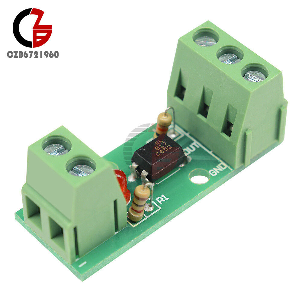 12V 1-Channel Optocoupler Isolation Module Testing Module No PCB Holder