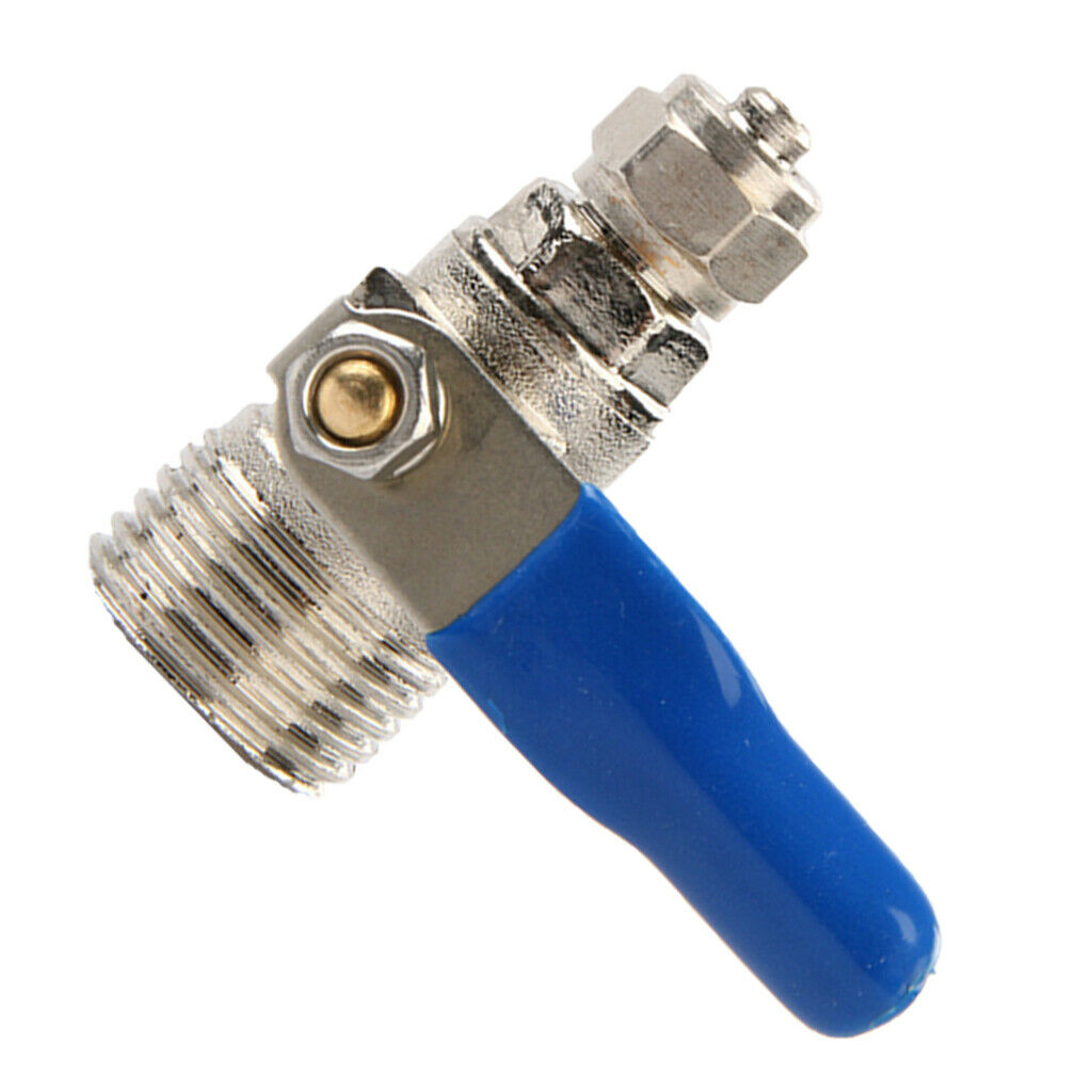 Zinc Alloy Ball Valve For Water Oil Non-corrosive Liquid as described Blue