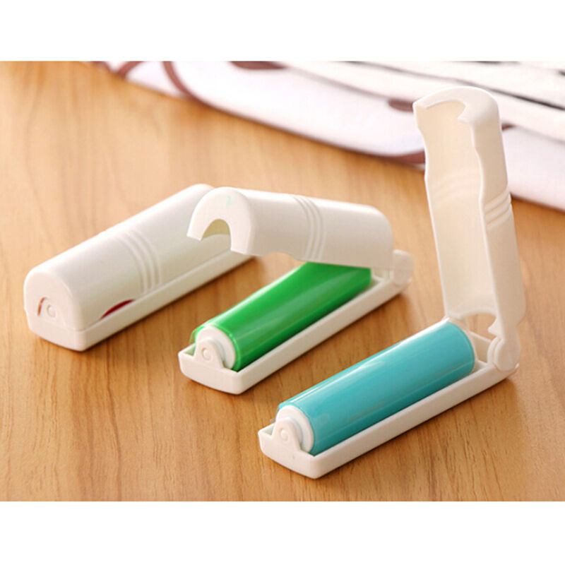 Folding Washable Lint Dust Hair Remov Cloth Sticky Roll Brush Cleaner Too.l8