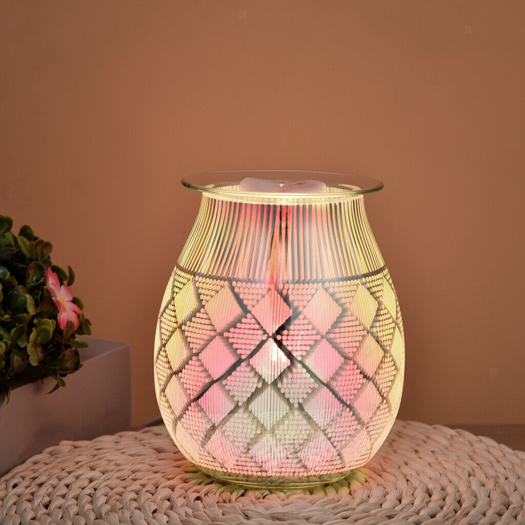 Modern Electric Wax Melt Fragrance Burner Lamp Dimmable for Spa Bedroom