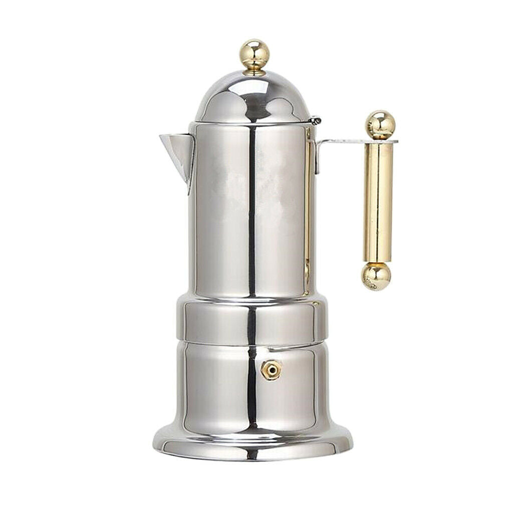 Moka Pot Coffee Maker Stovetop Espresso Maker Italian Design For Best Espresso