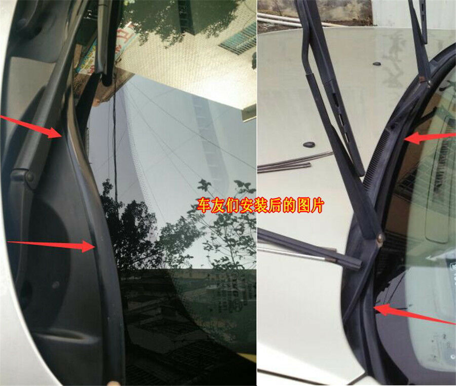 Car Ageing Rubber Seal Under Front Windshield Panel Sealed Trim Moulding Strips